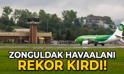 Zonguldak Havaalanı rekor kırdı!