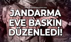 Jandarma eve baskın düzenledi: Ruhsatsız silah ele geçirildi