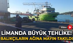 Karadeniz'de büyük tehlike: Zonguldak'ta balıkçıların ağına mayın takıldı!