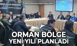 Orman Bölge Müdürlüğü Zonguldak'ta yeni yılı planladı