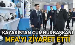 Kazakistan Cumhurbaşkanı Zonguldak'ın markası MFA'yı ziyaret etti