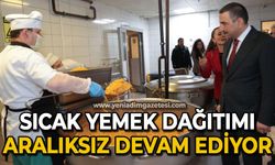 Zonguldak'ta sıcak yemek dağıtımı aralıksız devam ediyor