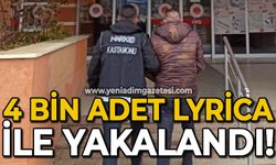 4 bin adet Lyrica ile yakalanan şahıs tutuklandı!