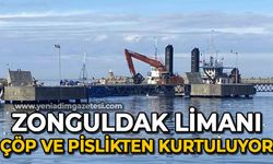 Zonguldak Limanı çöp ve pislikten kurtuluyor: 60 bin metreküp balçık çıkarıldı