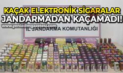 Kaçak elektronik sigaralar jandarmadan kaçamadı!