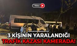 Zonguldak'ta 3 kişinin yaralandığı trafik kazası kamerada: İşte kaza anları