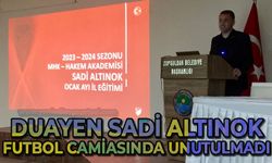 Futbolun duayeni Sadi Altınok unutulmadı