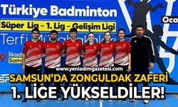 Samsun'da Zonguldak zaferi: 1. Lige yükseldiler!