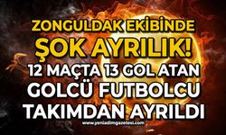 Zonguldak ekibinde şok ayrılık: 12 maçta 13 gol attı, takımdan ayrıldı