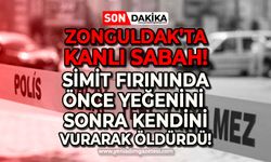 Zonguldak'ta kanlı sabah: Simit fırınında önce yeğenini sonra kendini vurdu