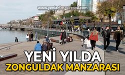 Yeni yılda Zonguldak manzarası