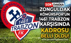 Zonguldak Kömürspor - 1461 Trabzon FK maçının kadroları belli oldu