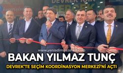 Adalet Bakanı Yılmaz Tunç Devrek'te: Seçim Koordinasyon Merkezi coşkuyla açıldı