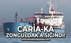 Zonguldak açıklarında hareketli saatler: Tanker gemisi Zonguldak'a sığındı