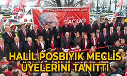 Halil Posbıyık meclis üyelerini tanıttı
