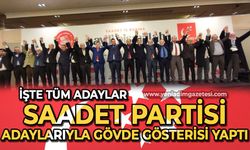 Saadet Partisi Zonguldak'ta adaylarını tanıttı