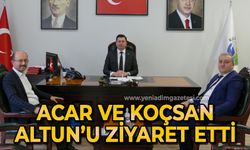 Serdal Acar ve Volkan Koçsan Kamil Altun'u ziyaret etti: Zon-Kar-Der'den Altun'a tam destek
