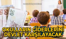 Zonguldak’ta okulların giderlerini devlet karşılayacak