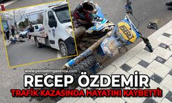 Recep Özdemir feci trafik kazasında hayatını kaybetti
