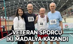 Zonguldaklı Veteran sporcu iki madalya kazandı