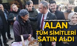 Ömer Selim Alan tüm simitleri satın aldı