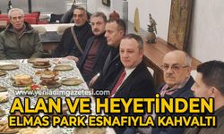 Ömer Selim Alan ve heyetinden Elmas Park esnafıyla kahvaltı