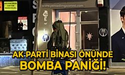 AK Parti İl Binası önünde bomba paniği!