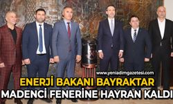 Enerji Bakanı Alparslan Bayraktar madenci fenerine hayran kaldı
