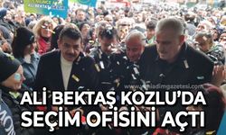 Ali Bektaş Kozlu'da seçim ofisini açtı