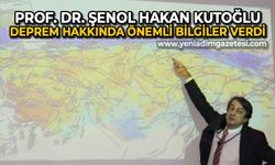 Prof. Dr. Şenol Hakan Kutoğlu deprem hakkında önemli bilgiler verdi