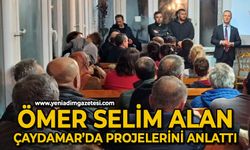Ömer Selim Alan Çaydamar'da projelerini anlattı