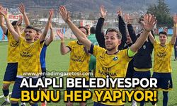 Alaplı Belediyespor bunu hep yapıyor!