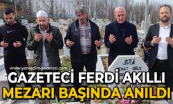 Zonguldaklı gazeteci Ferdi Akıllı mezarı başında anıldı