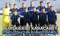 TFF 2. Lig temsilcisi Bursa ekibi Karacabey, Zonguldak'tan puansız döndü