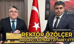 Rektör Özölçer'den Başsavcı Kaynak'a ziyaret