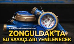 Zonguldak'ta su sayaçları yenilenecek