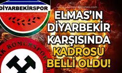Diyarbekirspor - Zonguldak Kömürspor maçının ilk 11'leri belli oldu