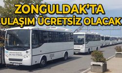 Zonguldak'ta ulaşım ücretsiz olacak