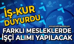 İş-Kur duyurdu: Zonguldak'ta farklı mesleklerde işçi alımı yapılacak