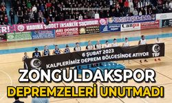 Zonguldakspor Depremzeleri unutmadı