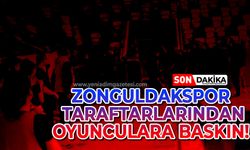 Zonguldakspor taraftarlarından kulübe baskın!