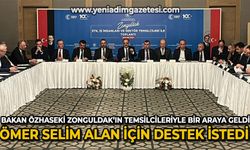 Bakan Mehmet Özhaseki Sivil Toplum Kuruluşu temsilcileriyle buluştu: Ömer Selim Alan için destek istedi