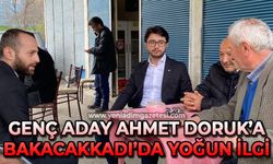 Genç aday Ahmet Doruk'a Bakacakkadı'da yoğun ilgi