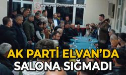AK Parti teşkilatı Elvanpazarcık'ta salona sığmadı