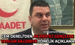 Cem Dereli'den CHP'li meclis üyesi adayının AK Partili gençlere saldırısına yönelik açıklama