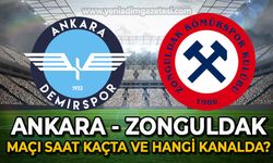 Ankara Demirspor-Zonguldak Kömürspor maçı saat kaçta ve hangi kanalda yayınalanacak?