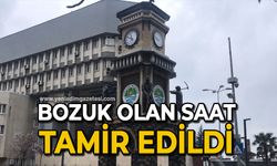 Bozuk olan saat tamir edildi