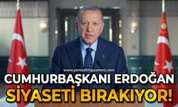 Cumhurbaşkanı Recep Tayyip Erdoğan'dan flaş açıklama: Siyaseti bırakıyor!