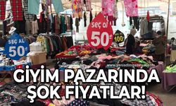 Zonguldak zamlara karşı buradan giyiniyor: Giyim Pazarı’nda inanılmaz fiyatlar!