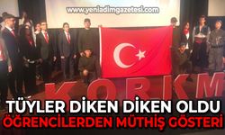 Zonguldak'ta tüyler diken diken oldu: Öğrencilerden müthiş gösteri